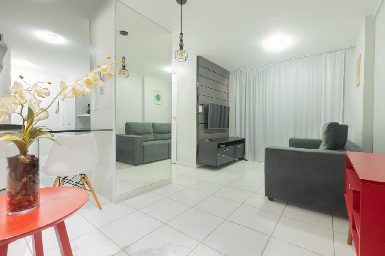 Flat Quarto E Sala C/ Vista Mar Espetacular Appartement Maceió Buitenkant foto