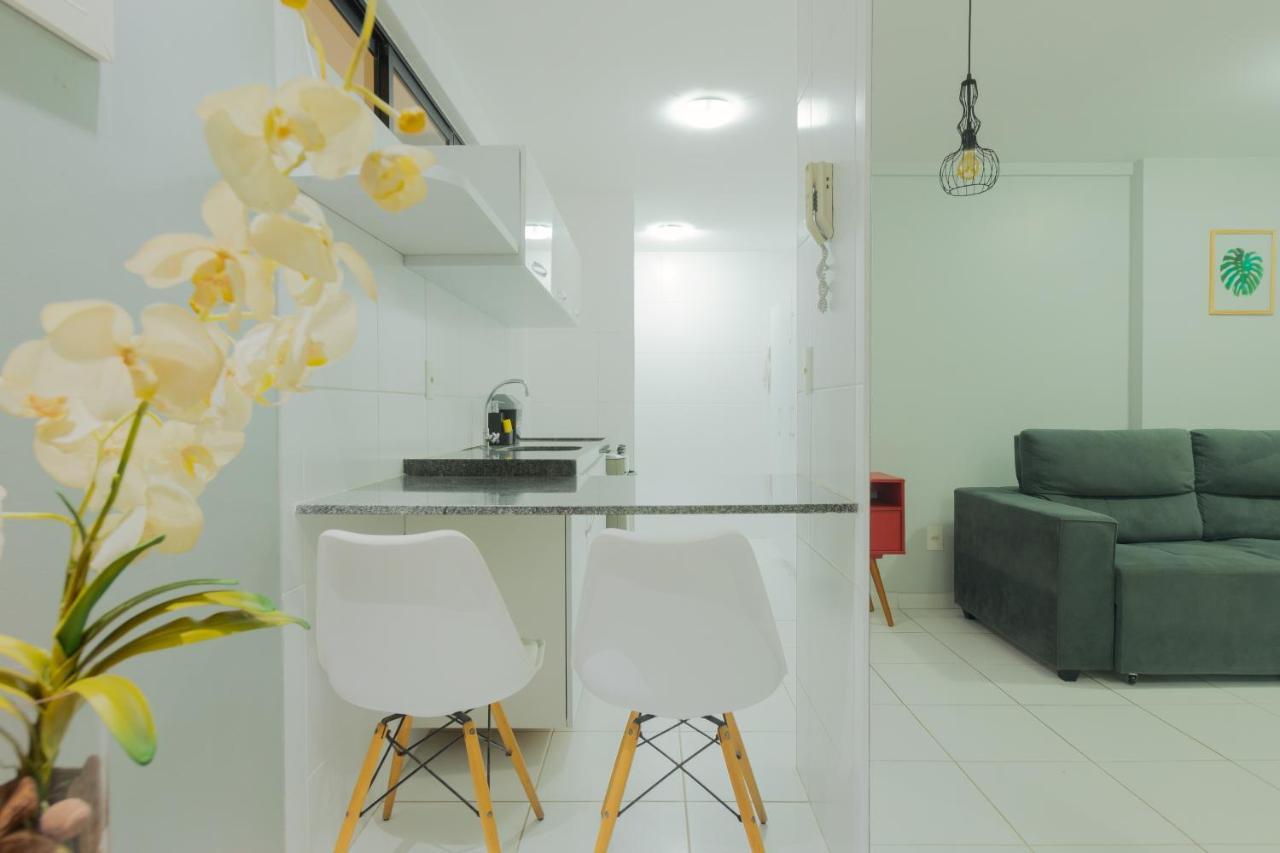Flat Quarto E Sala C/ Vista Mar Espetacular Appartement Maceió Buitenkant foto